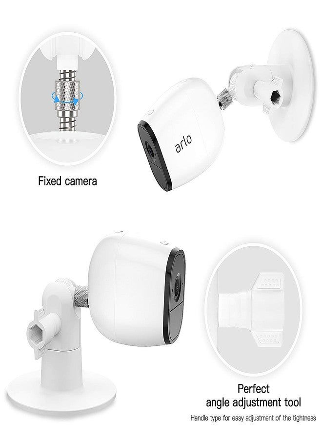 HOLACA Screwless Wall Mount Kit for Arlo 5s Arlo Pro 4 Arlo Pro 3 Ring Cam Wyze Cam Outdoor Camera eufyCam, Easy to Install, No Tools Needed, No Mess, No Drilling, Strong Adhesive Mount,2PACK - Image 2